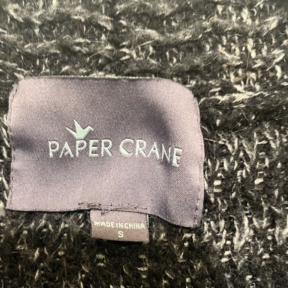 Paper Crane Long Open Front Cardigan Size Small - Picture 2 of 5